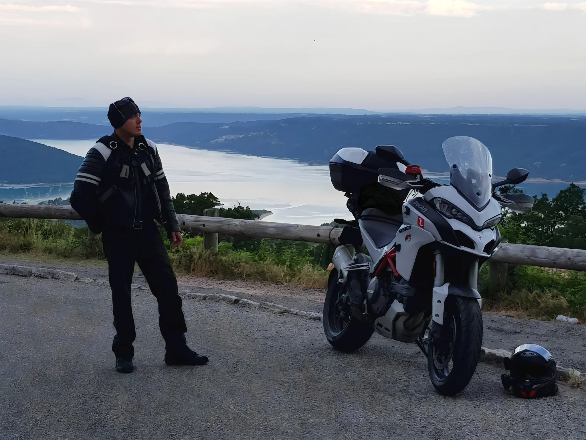 Win Love Cry Motorcyclist